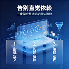 衢州建站-告别直觉依赖：三步学会数据驱动网站运营