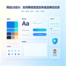 衢州建站-网站UI设计：如何用视觉语言传递品牌信任感